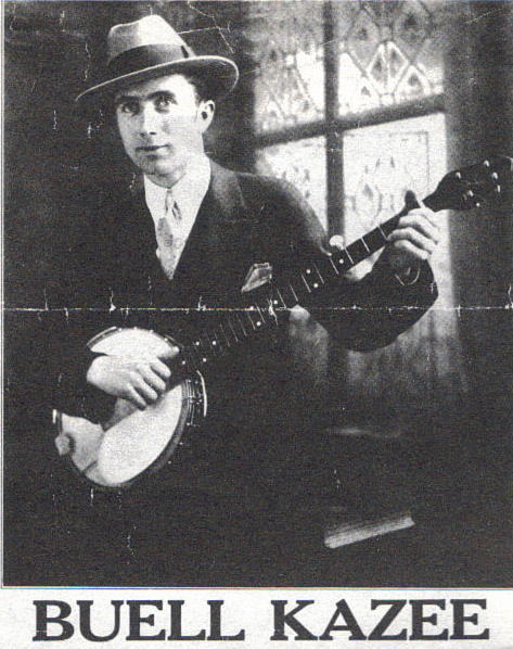 Bro. Buell Kazee with his banjo